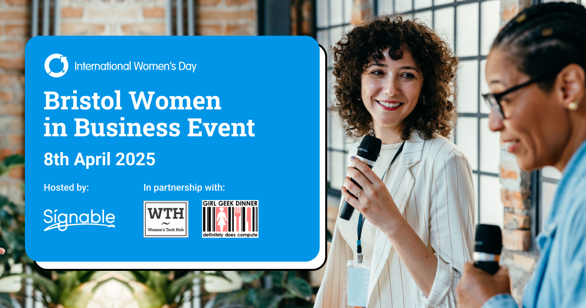 Signable hosts inspiring Bristol Women in Business Event