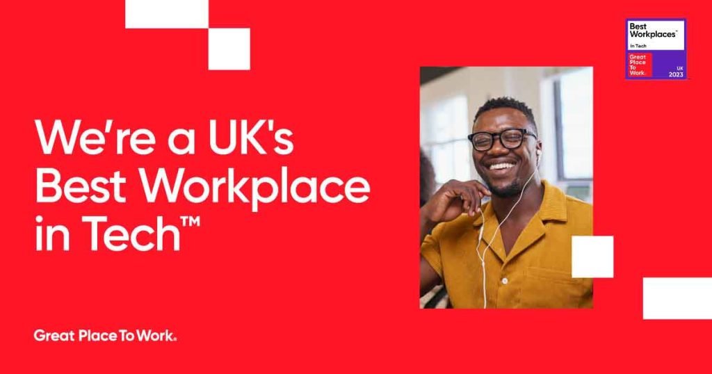 Signable recognised as one of the UK’s Best Places to Work in Tech™!